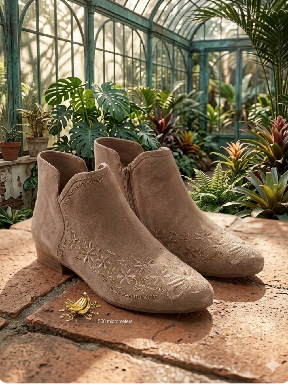 Bernardo Francine  Anthropologie Boho Suede Embroidered  Ankle Boots sz 8